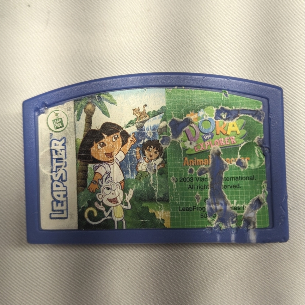 EUC LEAPSTER LEARNING GAME SYSTEM CARTRIDGE - DORA THE EXPLORER WILDLIFE RESCUE